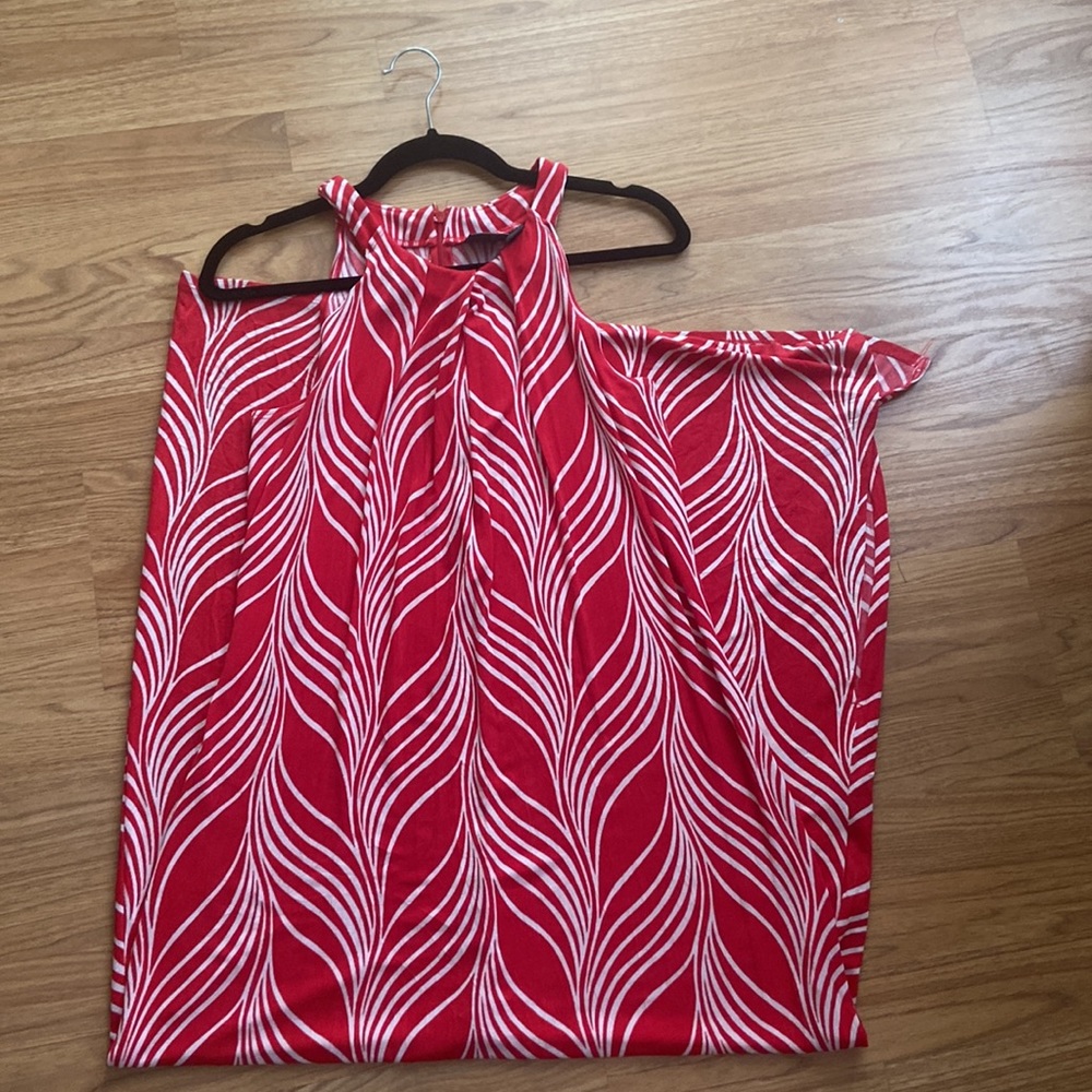 Red Chico’s Maxi Dress Traveller’s